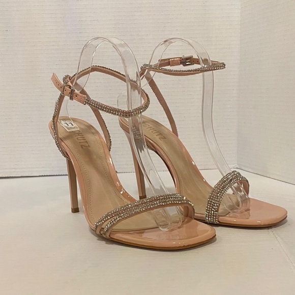 Schutz Altina Glam Patent Sandal in a sweet rose color Size 11 - Picture 5 of 12